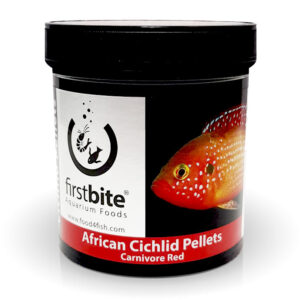 First Bite Cichlid Carnivore Red Pellets 120g 