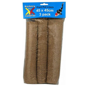 Kockney Koi Hessian Pot Liners 45x45cm 3 pack