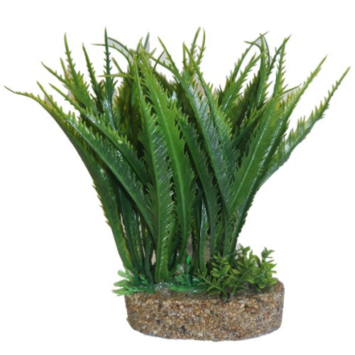 Betta Choice 4" Green Plant with Sand Base